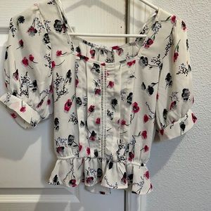 sienna sky floral blouse